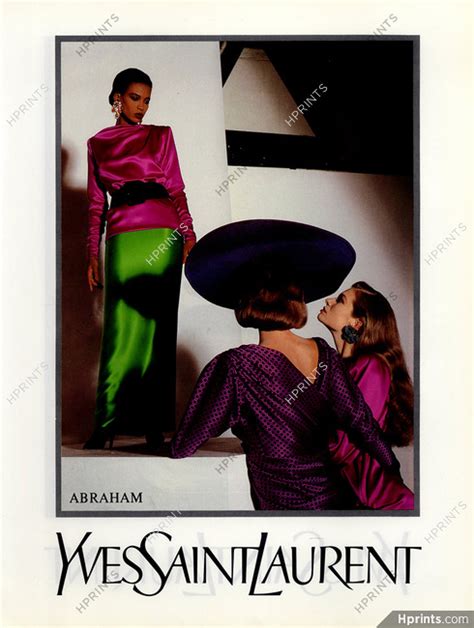 yves saint laurent 1988 poster|Yves St Laurent 1988 Poster .